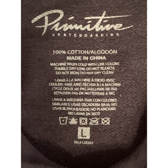 Primitive Apparel "Signs" Boxy Heavyweight Hoodie NWOT-Men's Large MSRP $90 - Picture 6 of 8